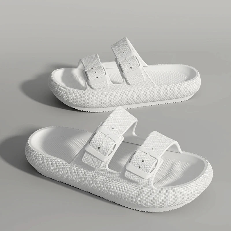 Men`s Non-Slip Thick Sole Sandals - Lightweight House Slippers