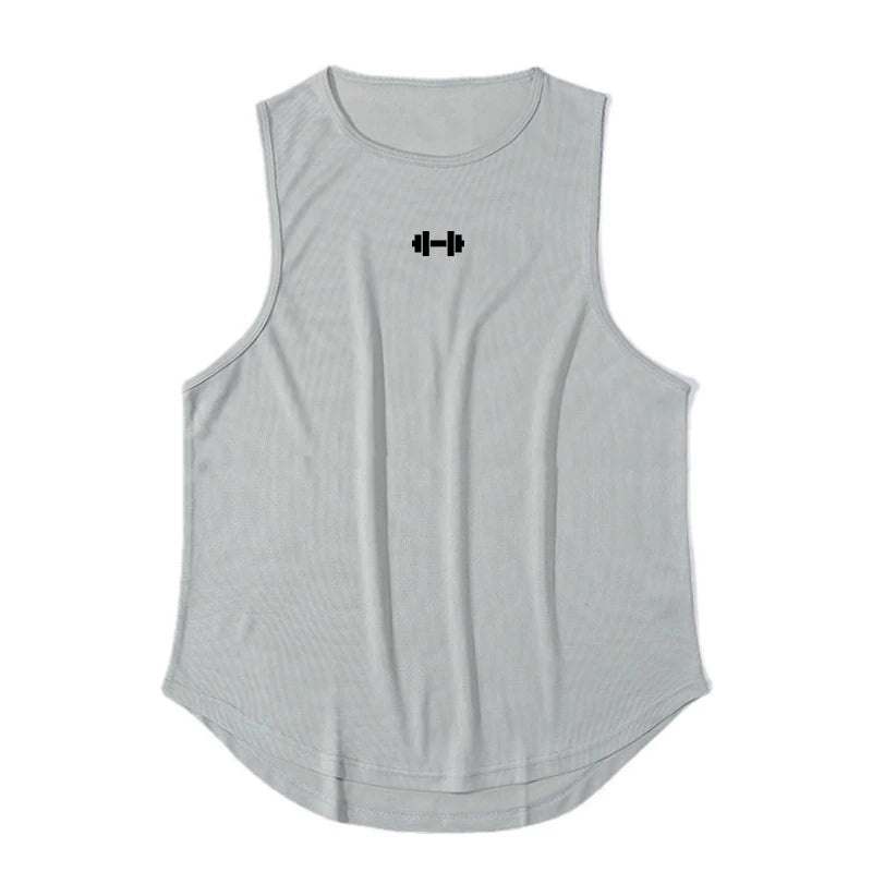 Summer Men’s Gym Tank – Quick-Dry Loose Basketball Vest