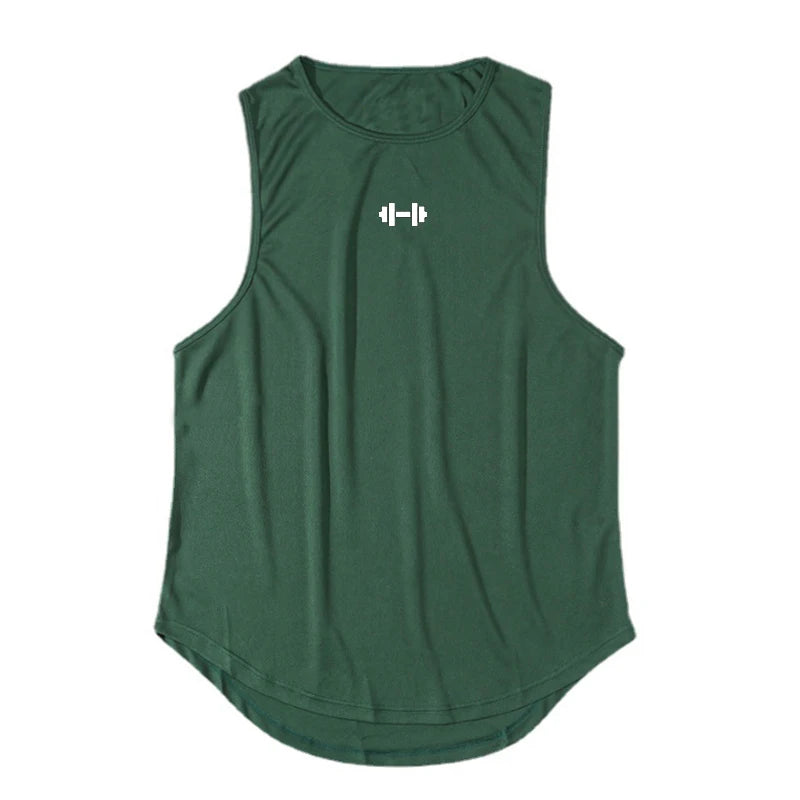 Summer Men’s Gym Tank – Quick-Dry Loose Basketball Vest