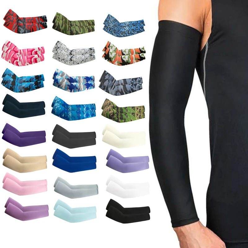 UV Protection Arm Sleeves – Ice Cool Summer Sports Covers