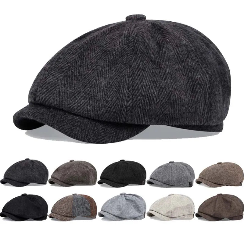 Men’s Retro Newsboy Cap