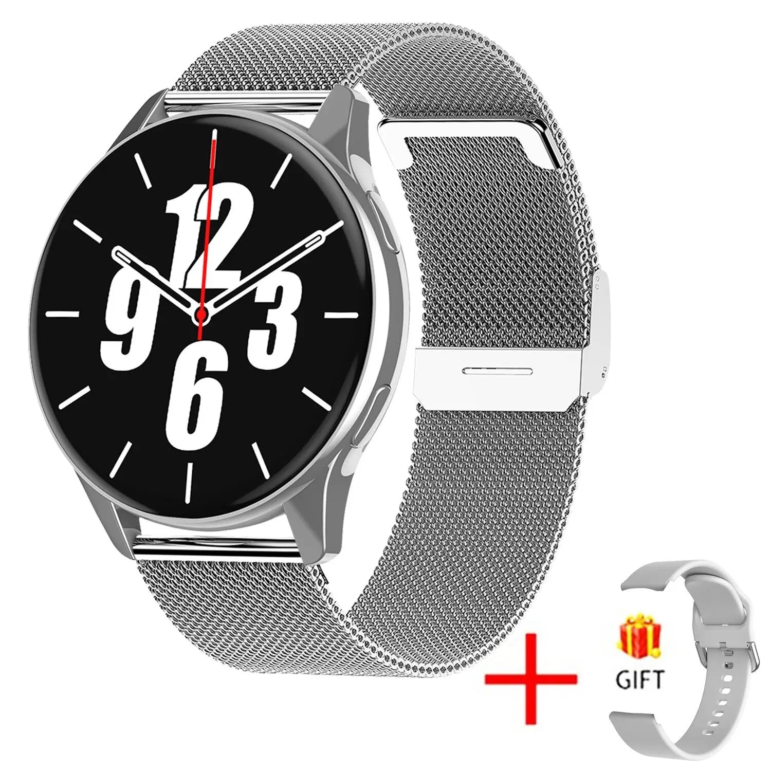 Smartwatch with Bluetooth Calls & Wireless Charging