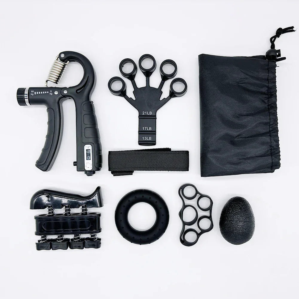 Hand Grip Strength Trainer Kit – Finger Exercise & Rehab