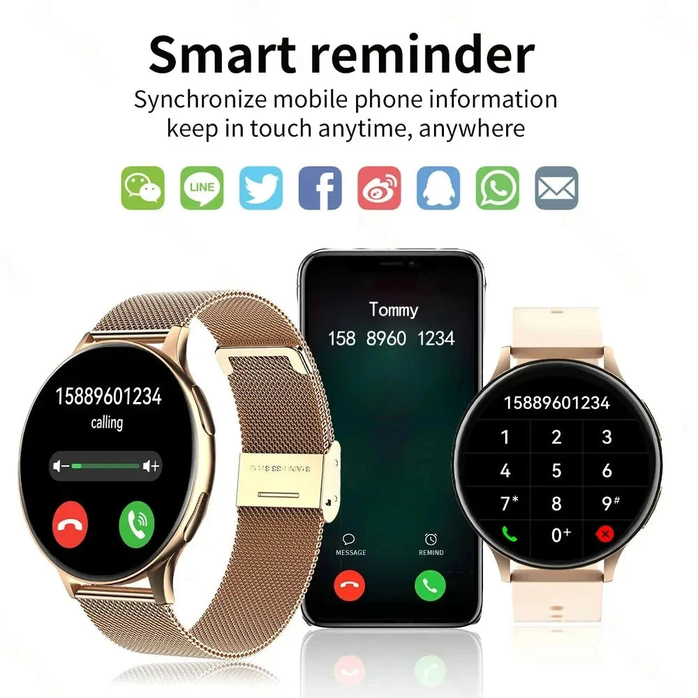 Smartwatch with Bluetooth Calls & Wireless Charging