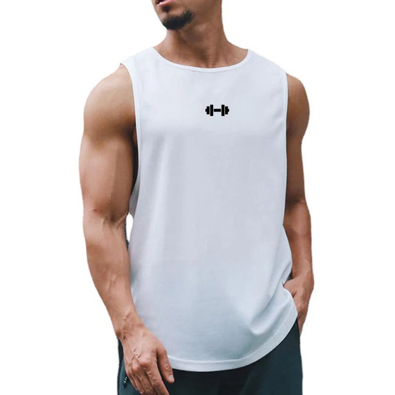 Summer Men’s Gym Tank – Quick-Dry Loose Basketball Vest