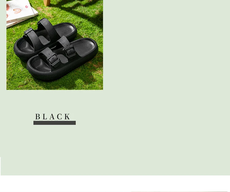 Men`s Non-Slip Thick Sole Sandals - Lightweight House Slippers