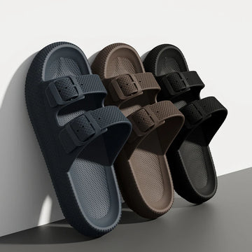 Men`s Non-Slip Thick Sole Sandals - Lightweight House Slippers