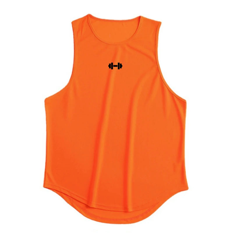 Summer Men’s Gym Tank – Quick-Dry Loose Basketball Vest