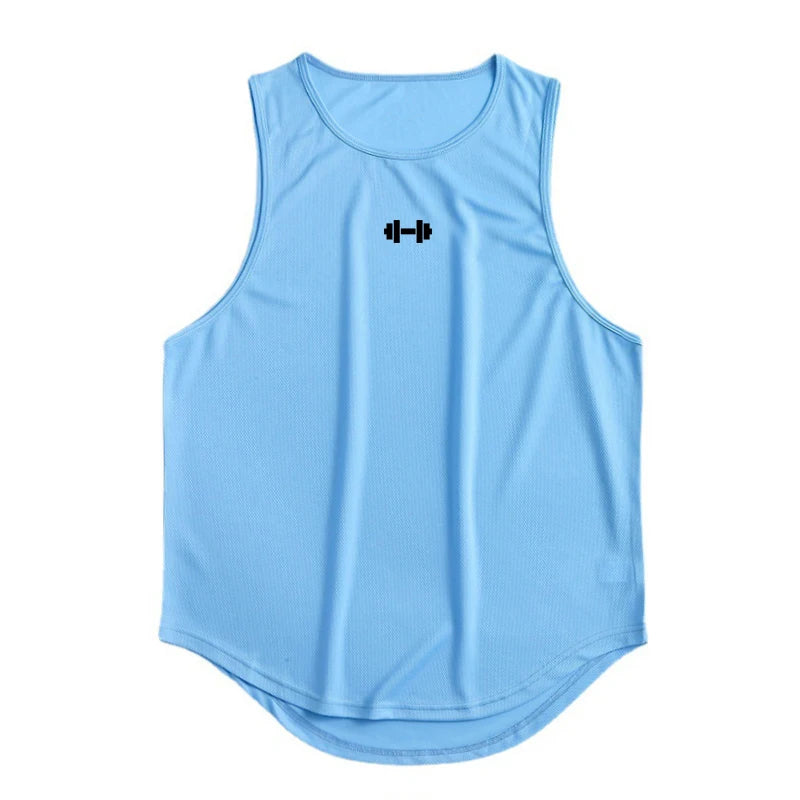 Summer Men’s Gym Tank – Quick-Dry Loose Basketball Vest