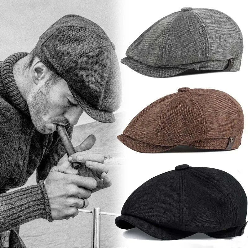 Men’s Retro Newsboy Cap