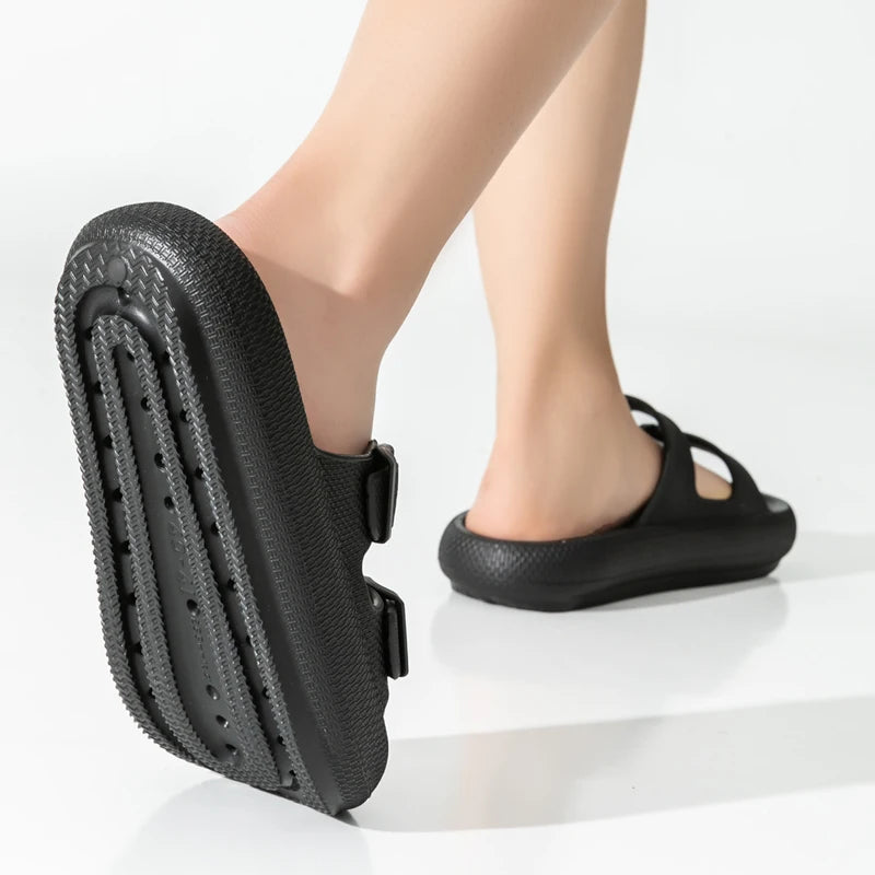 Men`s Non-Slip Thick Sole Sandals - Lightweight House Slippers