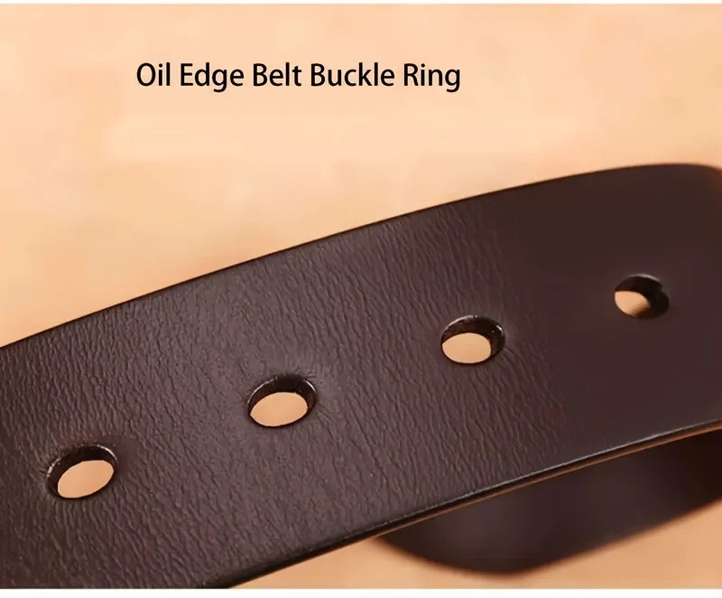 Men’s Retro Casual Belt with Pin Buckle