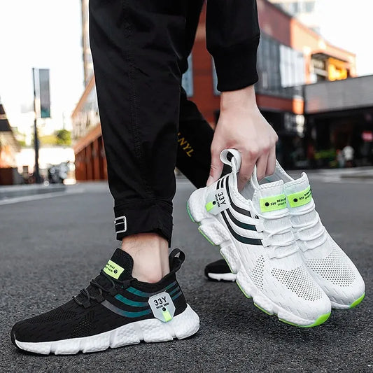 Men’s Sport Trainers – Lightweight Breathable Running Shoes