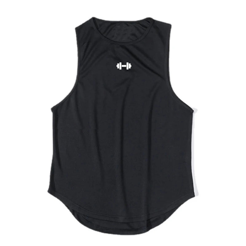 Summer Men’s Gym Tank – Quick-Dry Loose Basketball Vest