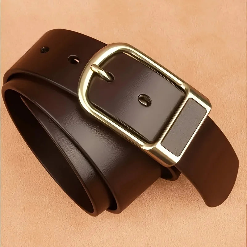 Men’s Retro Casual Belt with Pin Buckle