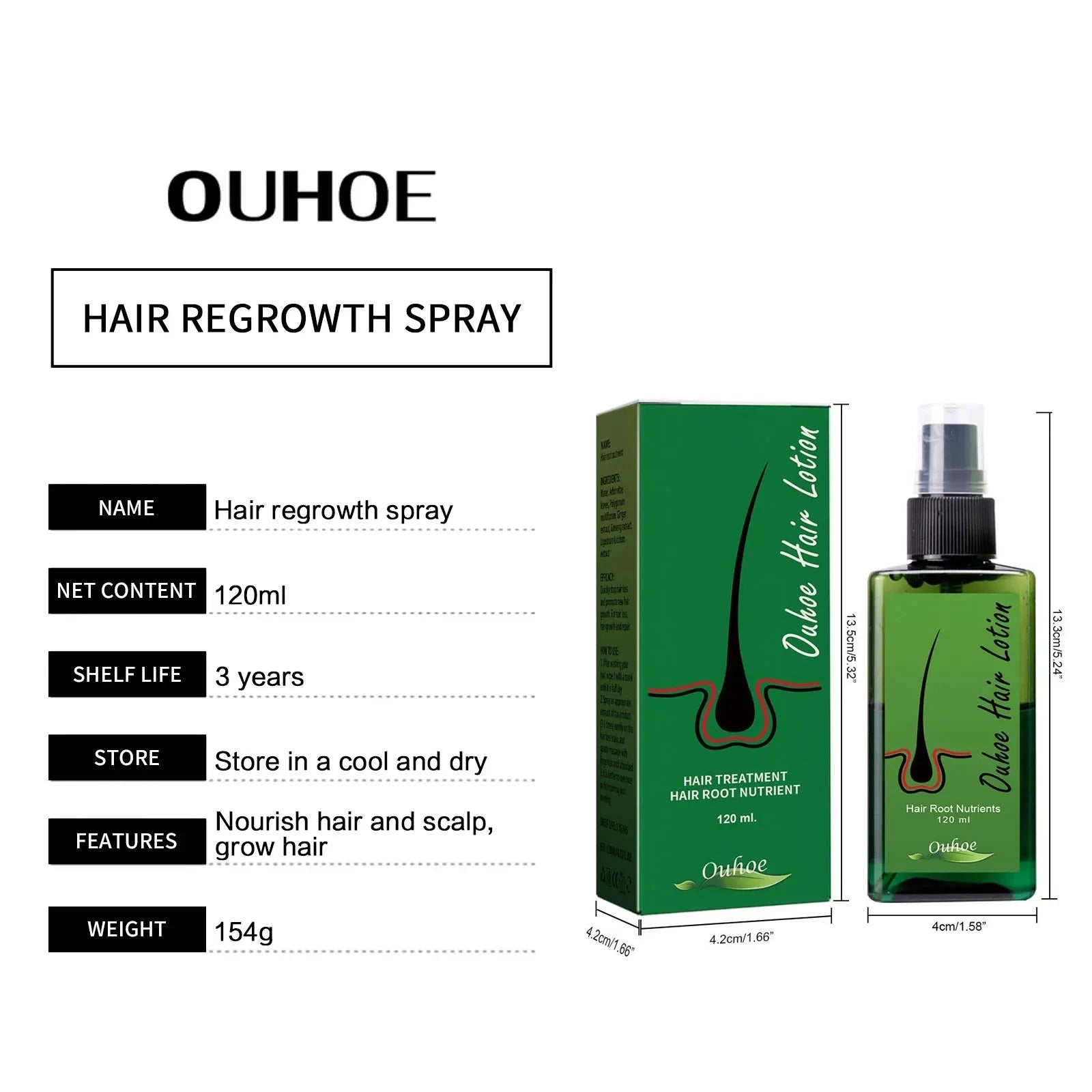 Hair Growth Spray – Anti Hair Loss & Scalp Repair Treatment