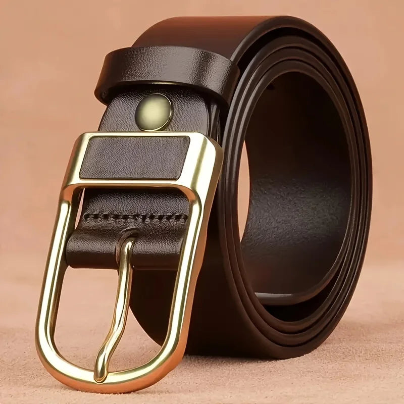 Men’s Retro Casual Belt with Pin Buckle
