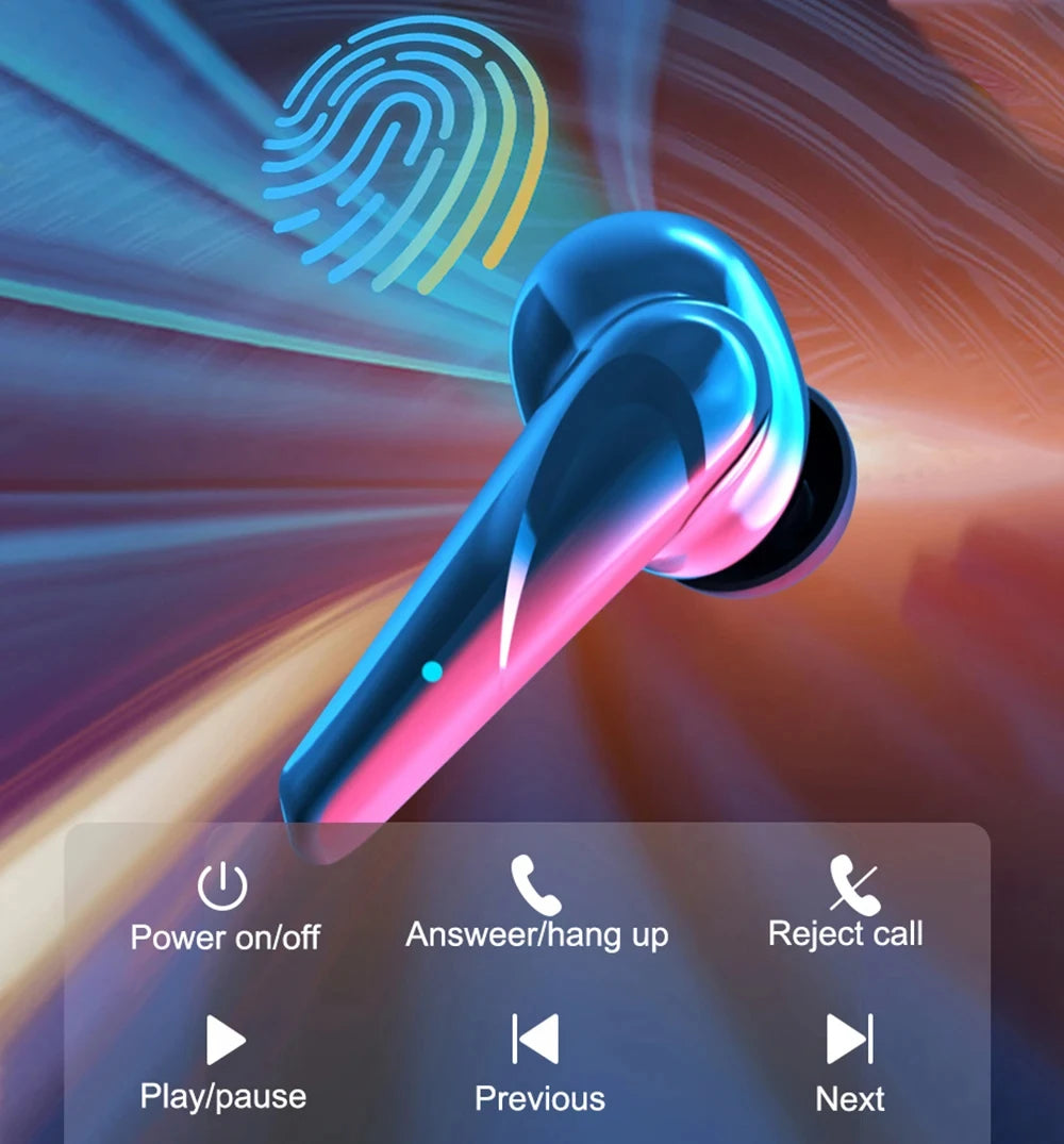 X15 TWS Gaming Earbuds – Wireless Bluetooth 9D Stereo with Mic