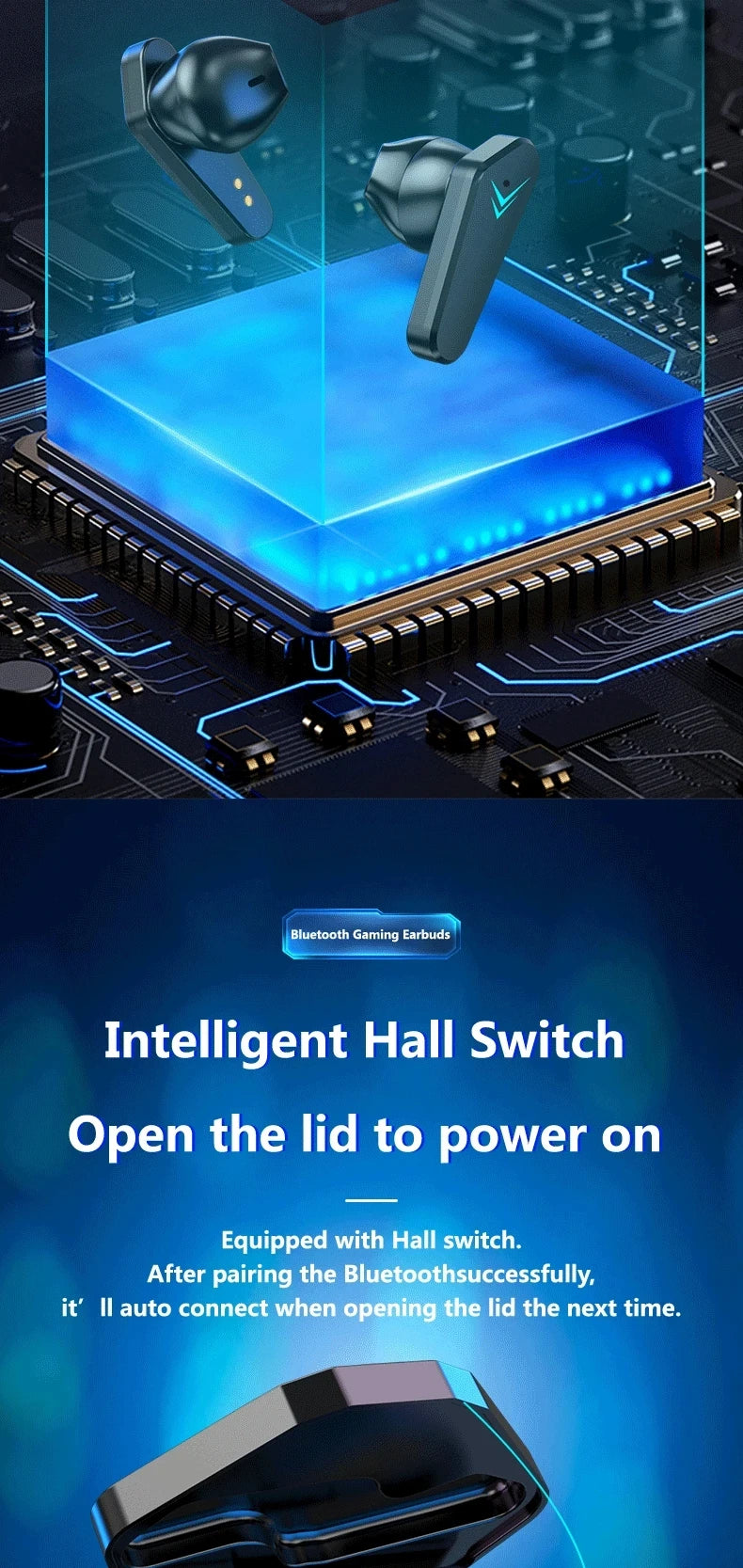 X15 TWS Gaming Earbuds – Wireless Bluetooth 9D Stereo with Mic