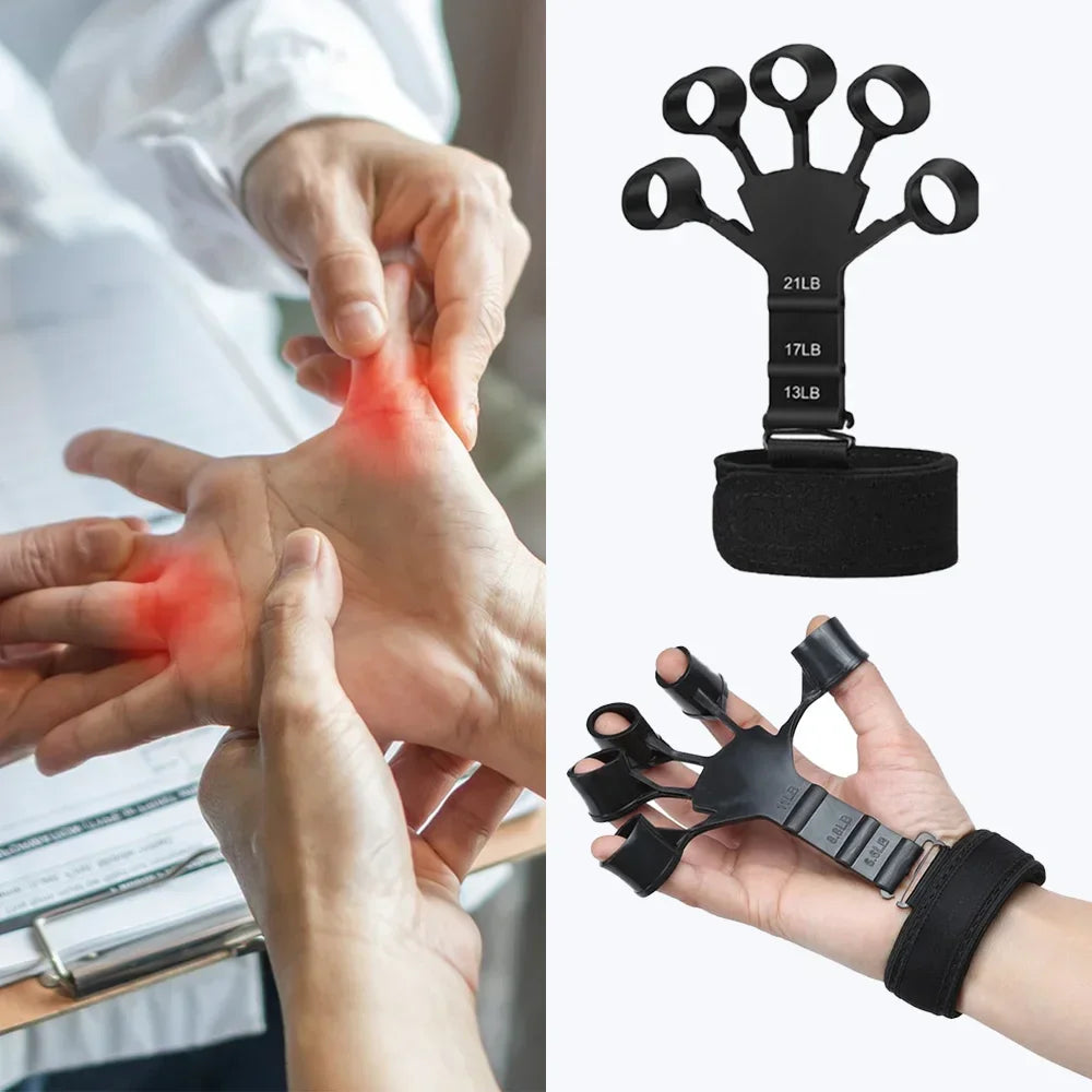 Hand Grip Strength Trainer Kit – Finger Exercise & Rehab