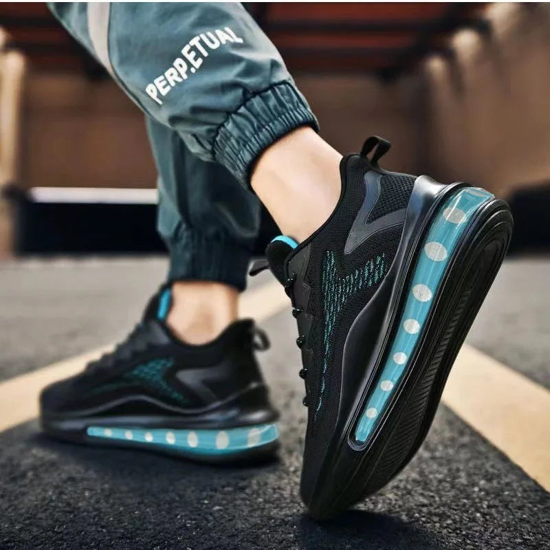 Men’s Air Cushion Trainers – Casual Breathable Running Shoes
